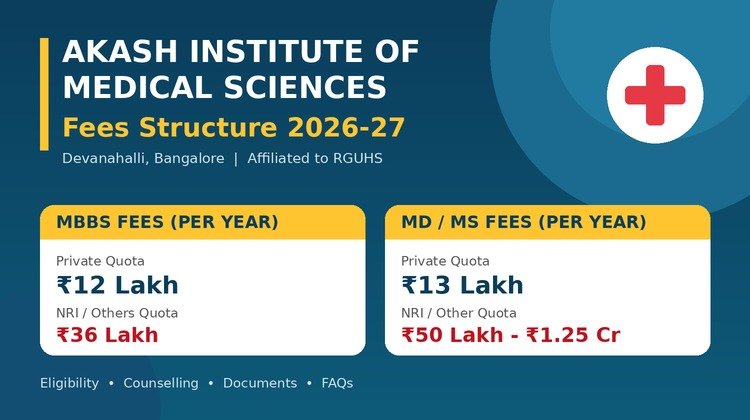 Akash Institute of Medical Sciences Fees Structure