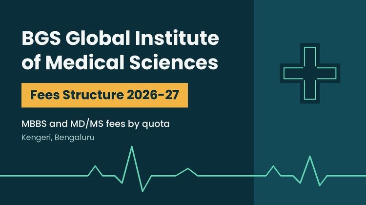 BGS Global Institute of Medical Sciences Fees Structure