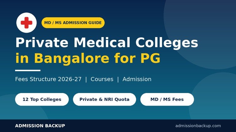 Private Medical Colleges in Bangalore for PG